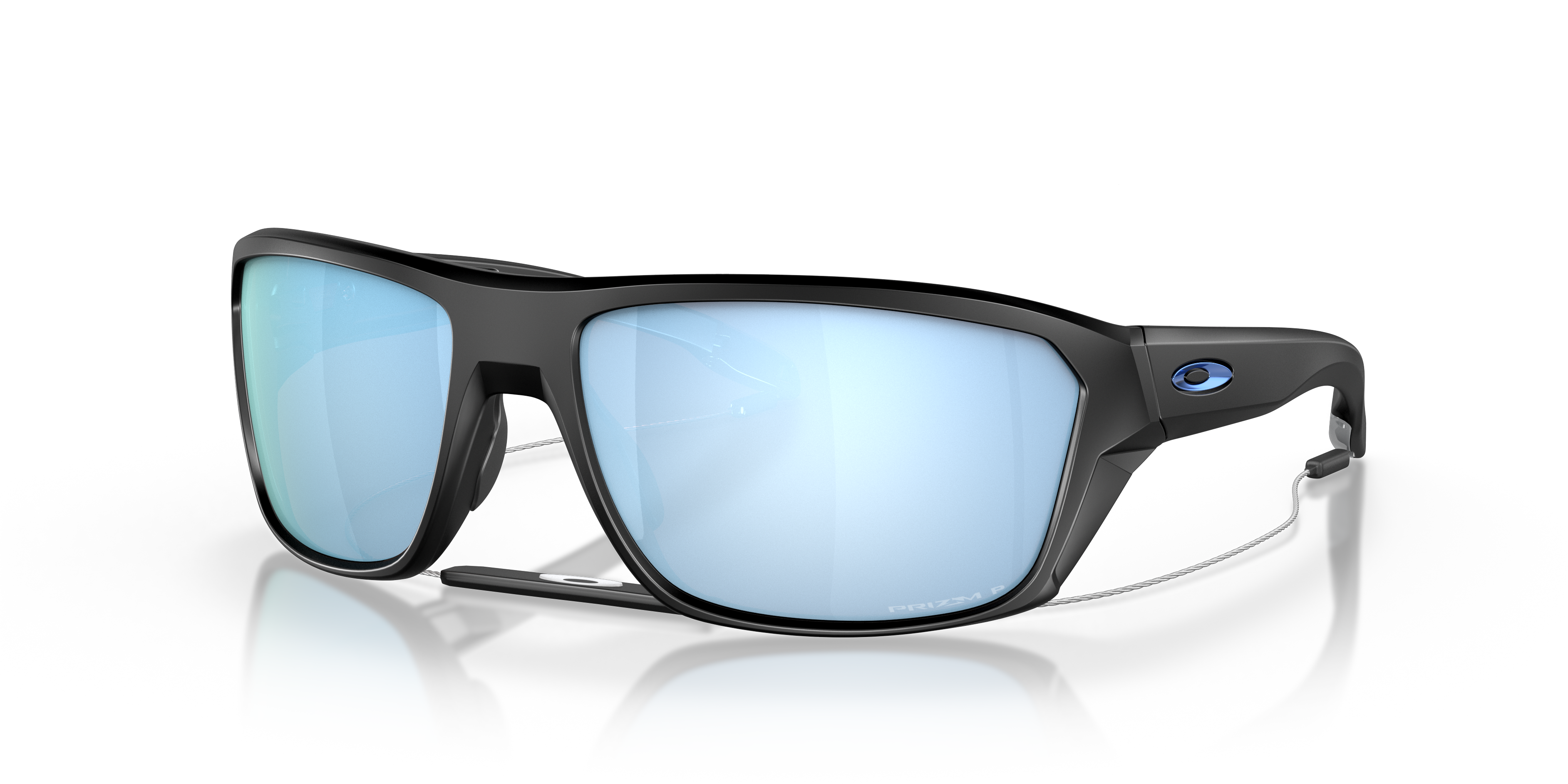 Oakley Split Shot M (64 - 17) with Blue lenses and Black frame