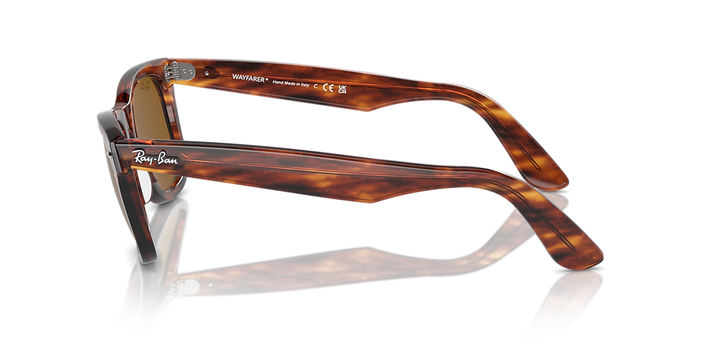 Ray-Ban Original Wayfarer Classic L (50 - 22) with Brown lenses