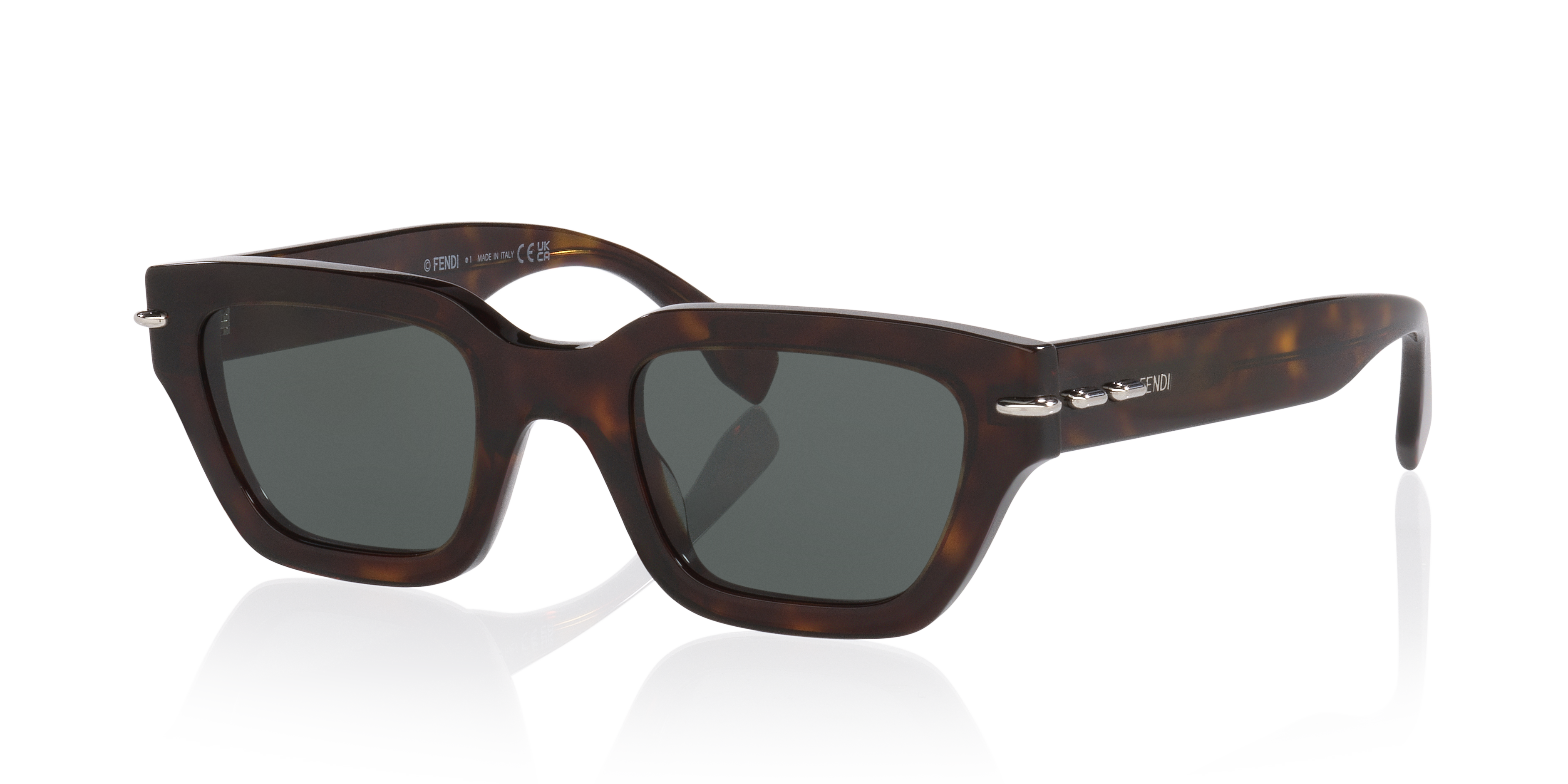 Fendi Fendi Selleria FE40191I XS (50 - 23) with Green lenses and