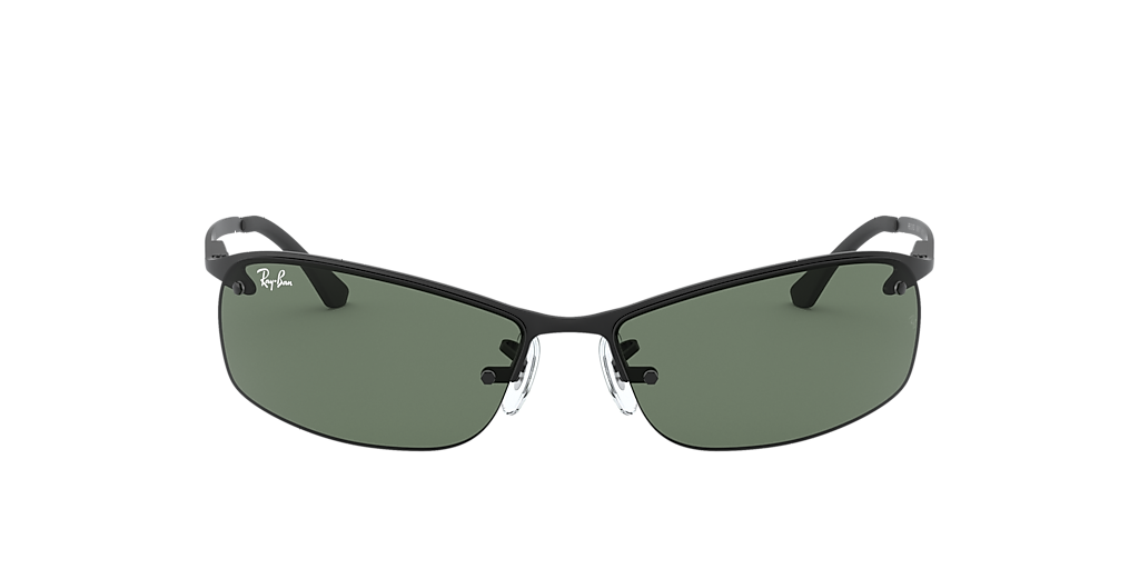 Ray-Ban RB3183 M (63 - 15) with Green lenses and Black frame