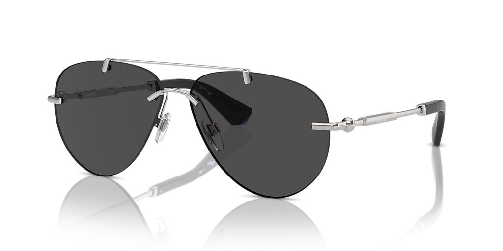 Burberry BE3151 XL (60 - 13) with Grey lenses and Silver frame