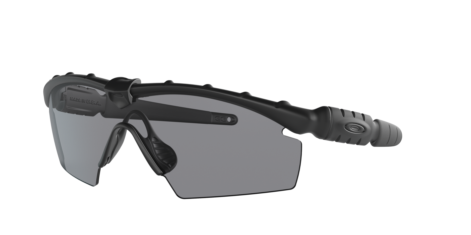 Oakley Unisex Sunglass Standard Issue Ballistic M Frame® 2.0 Strike - ANSI Z87.1 Stamped -  Frame color: Matte Black, Lens color: Grey