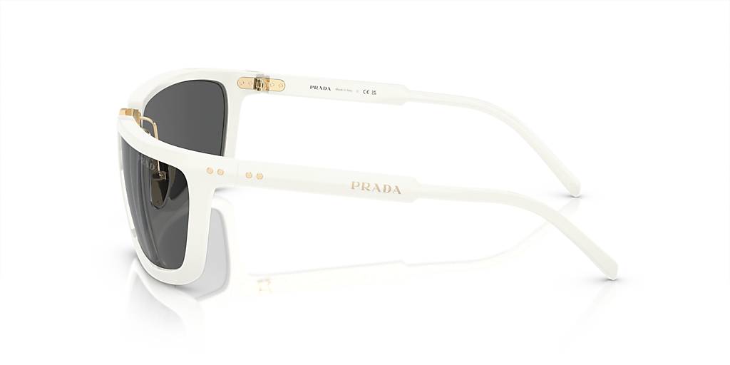 Prada PR A11S L (62 - 23) with Grey lenses and White frame