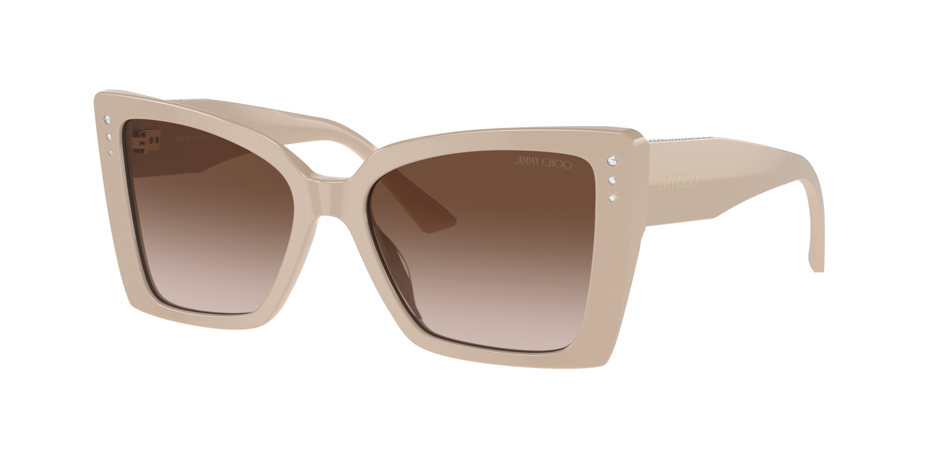 Jimmy Choo Woman Sunglass JC5001B -  Frame color: Beige, Lens color: Gradient Brown
