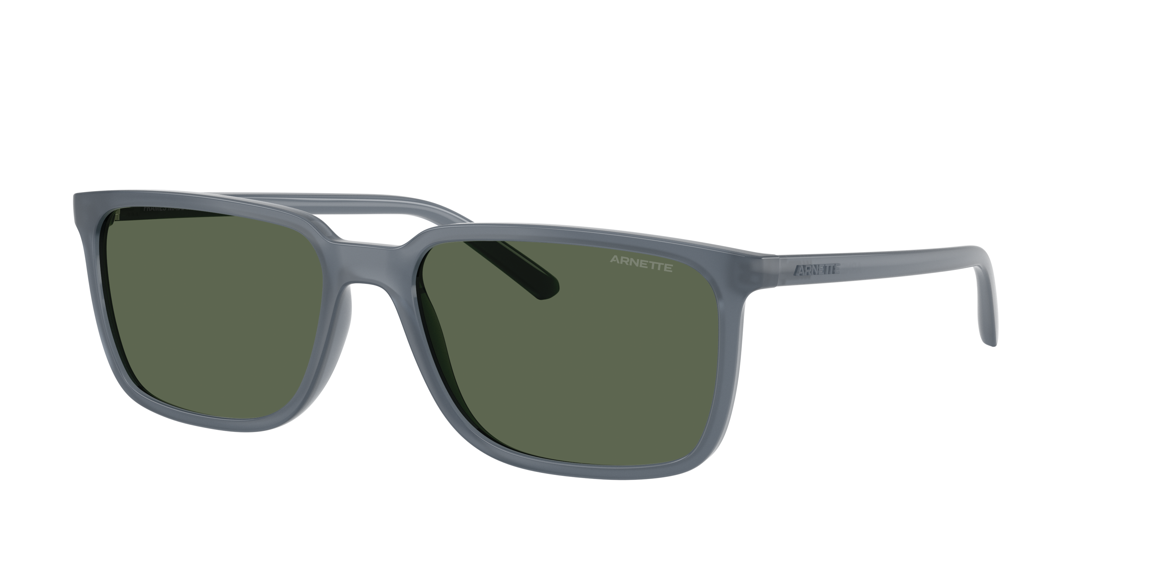 Arnette Man Sunglass Dinsky -  Frame color: Opaline Grey, Lens color: Dark Green