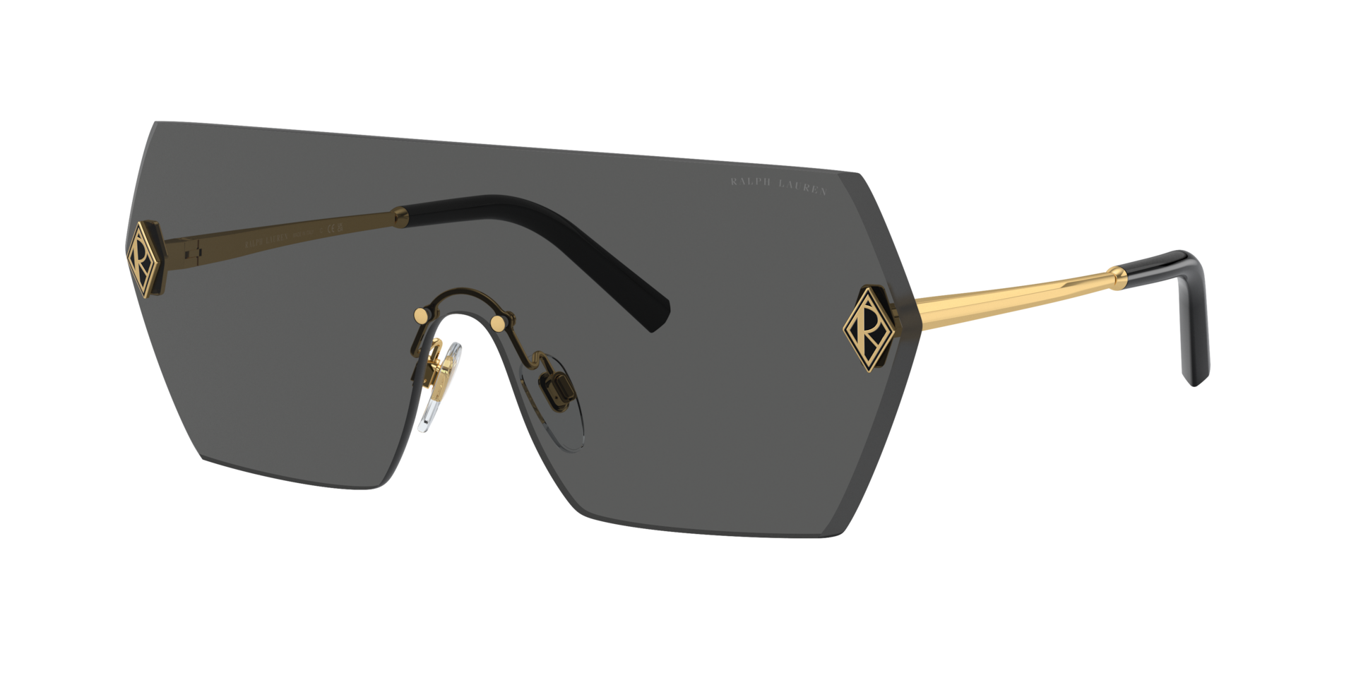 Ralph Lauren Femme Sunglass RL7085 The Harper - Couleur du Monture Gris fonc Couleur de Lentille Gris fonc 252 €