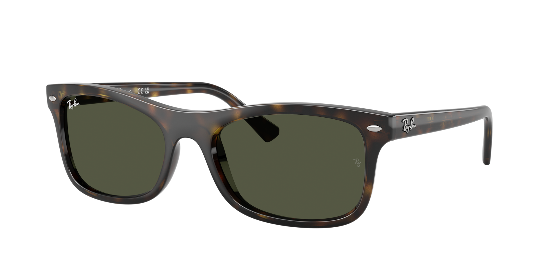 Ray-Ban Unisex Sunglass RB2226 - Couleur du Monture: Havana, Couleur de Lentille: Vert