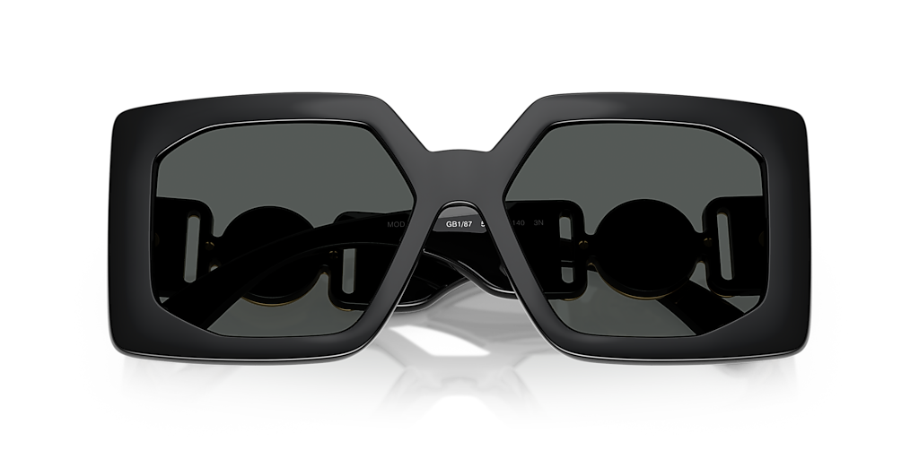 Versace VE4478U (55 - 17) with Grey lenses and Black frame  display picture 1