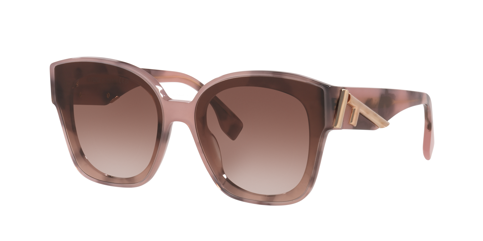 Fendi Femme Sunglass Fendi First FE40098I - Couleur du Monture caille Couleur de Lentille Dgrad marron 273 €
