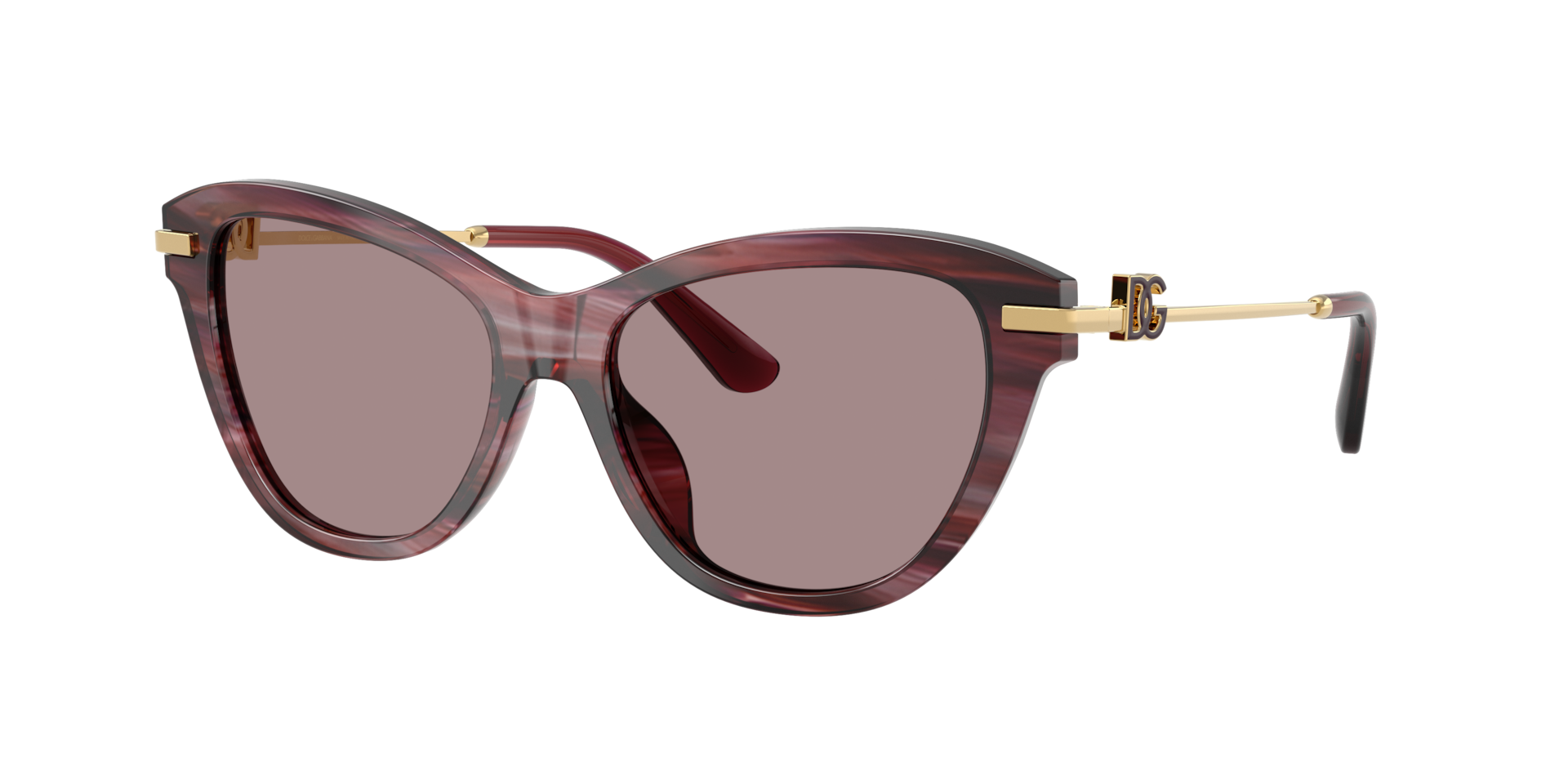 Dolce&Gabbana Frau Sunglass DG4534 - Rahmenfarbe: Violett gestreift, Linsenfarbe: Violett