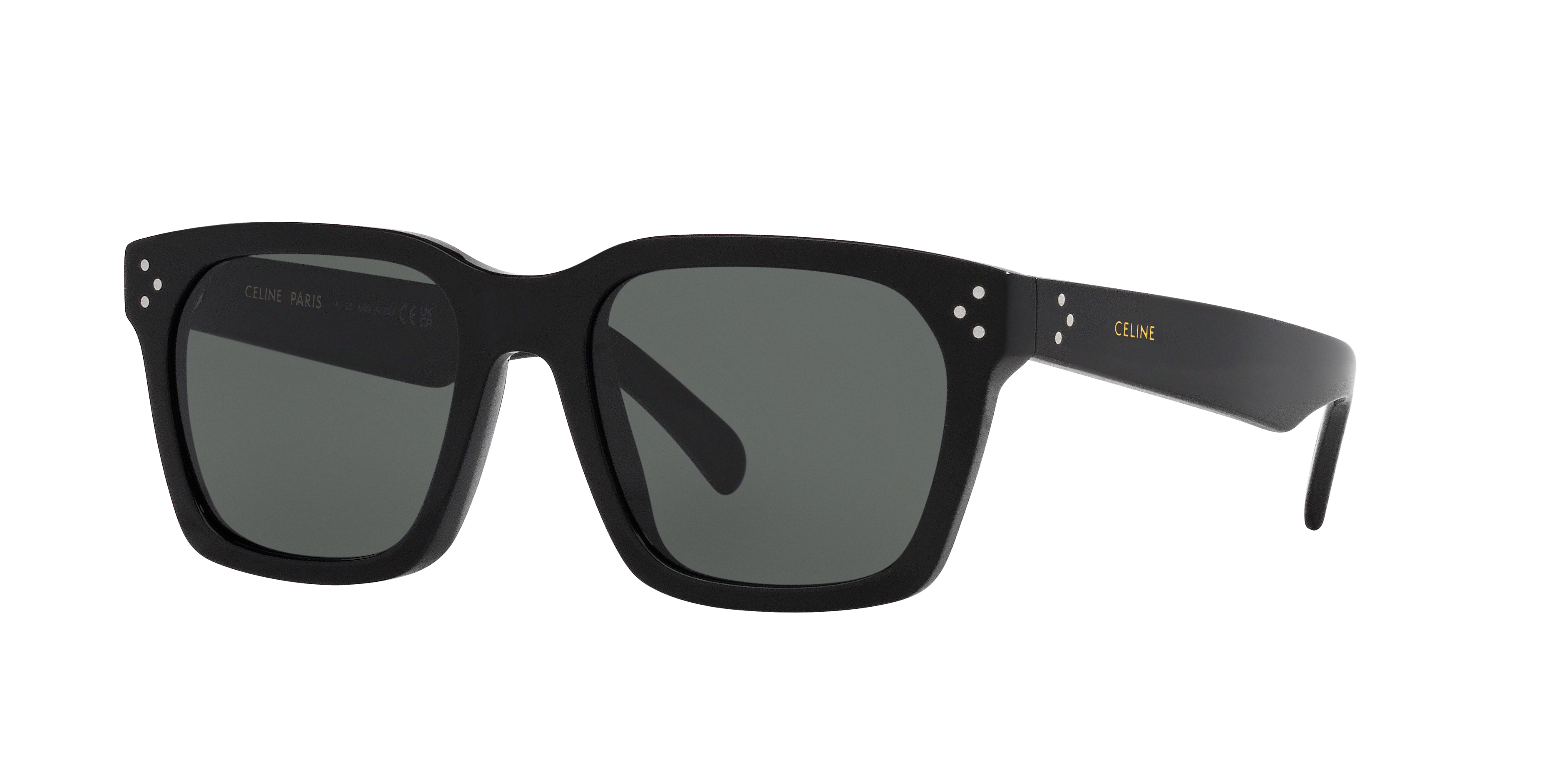 Celine CL40248I S (54 - 19) with Blue lenses and Black frame