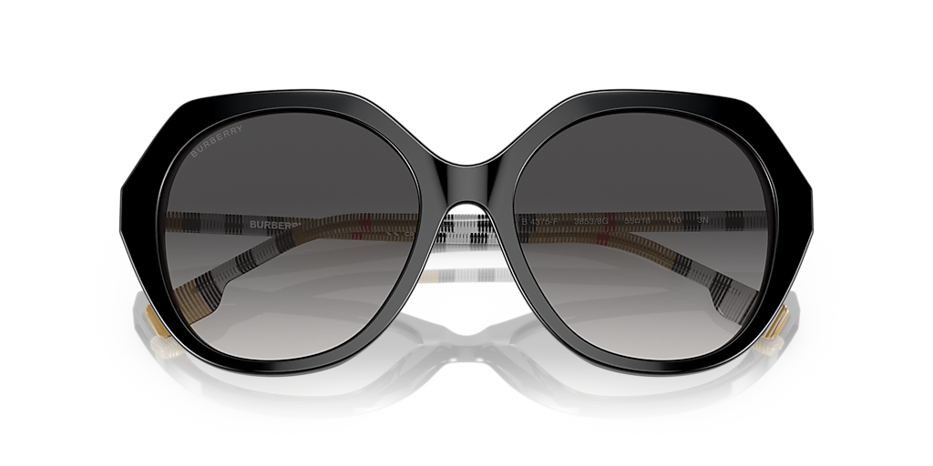 Burberry Vanessa XL (57 - 18) with Grey lenses and Black frame