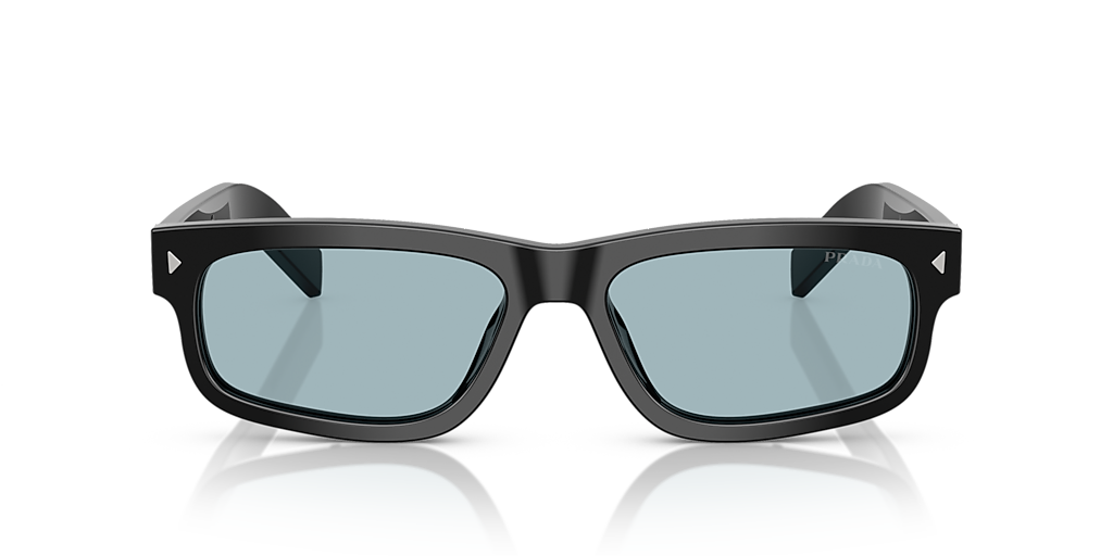 Prada PR B11S L (57 - 17) with Blue lenses and Black frame