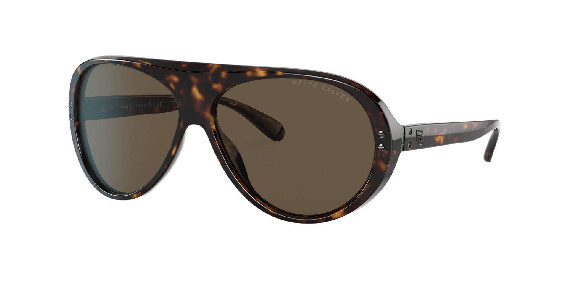 Ralph Lauren Homme Sunglass RL8194 - Couleur du Monture Havana fonc brillant Couleur de Lentille Brun 80 €