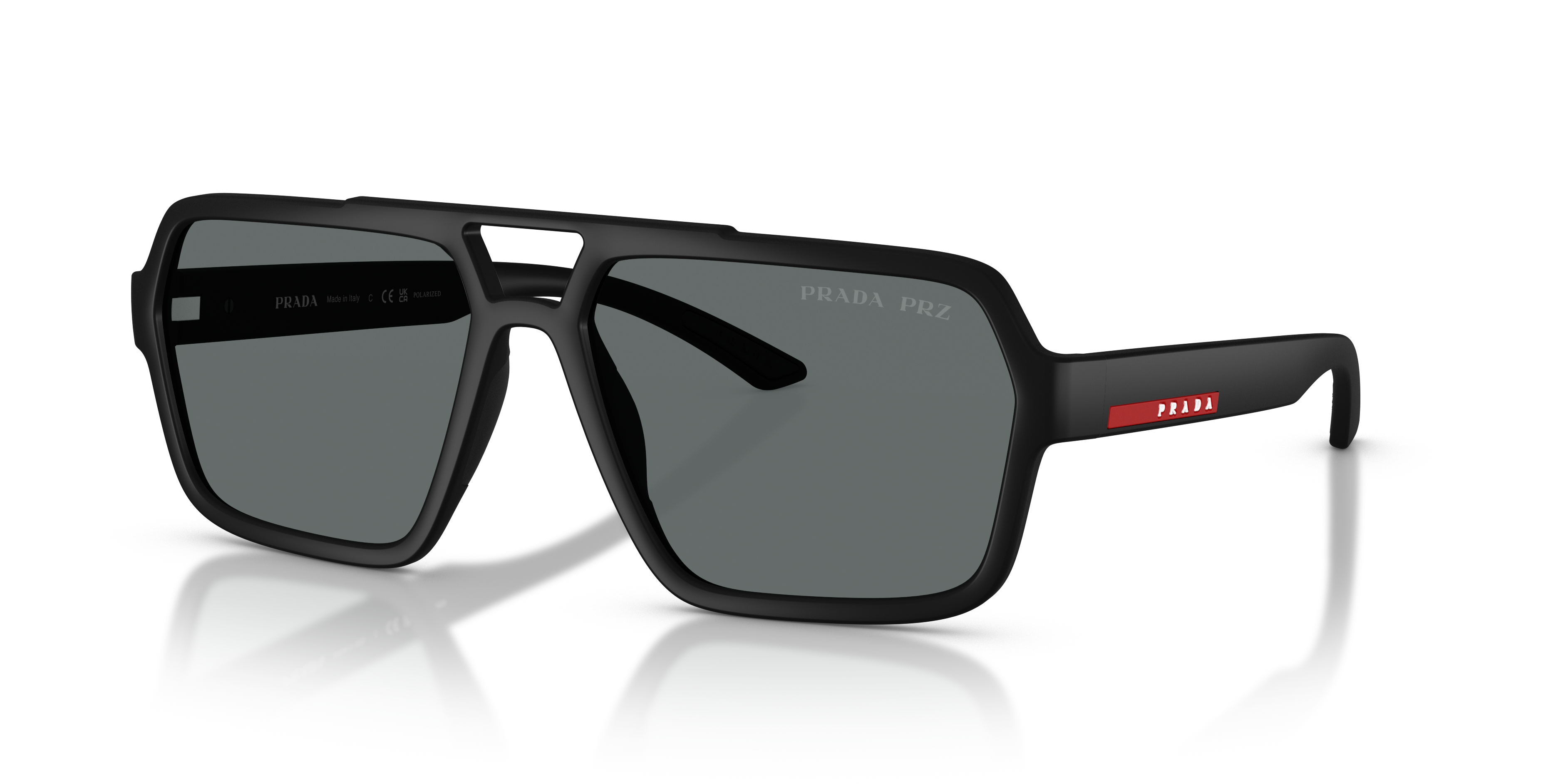 Prada Linea Rossa PS A06S XL (59 - 16) with Grey lenses and Black