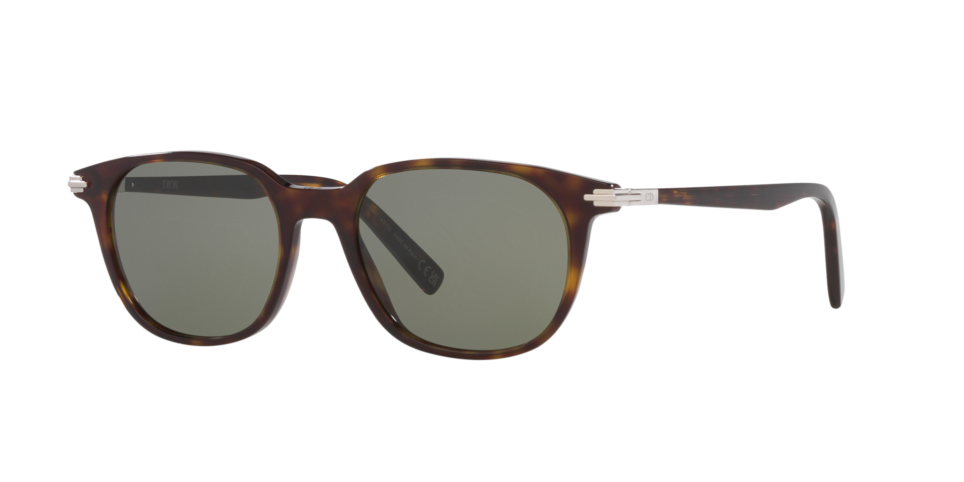 DIOR Man Sunglass Diorblacksuit S12I Dm40125I -  Frame color: Tortoise, Lens color: Green