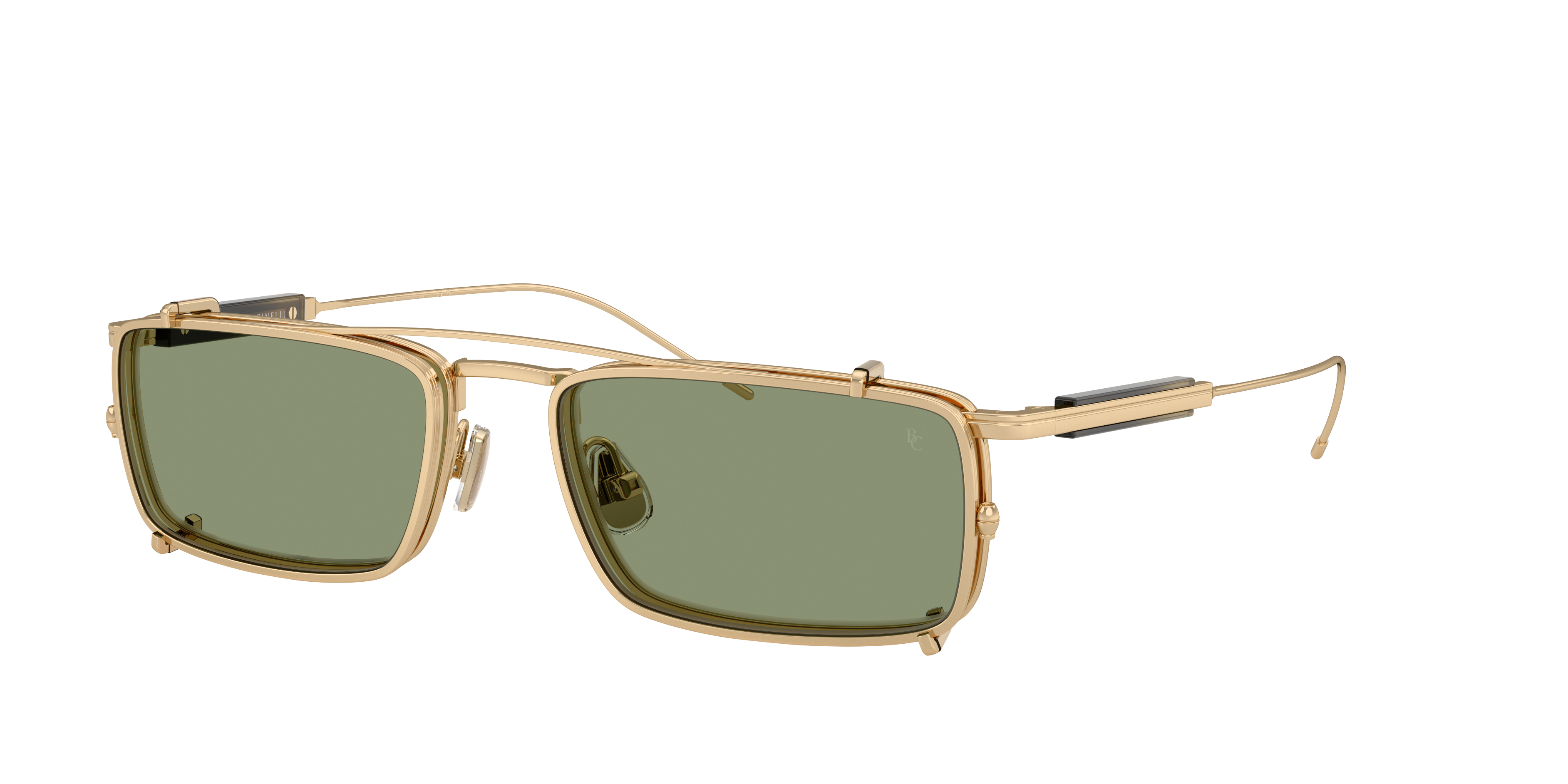Brunello Cucinelli Man Sunglass BC2014ST -  Frame color: Gold Plated, Lens color: Ginco