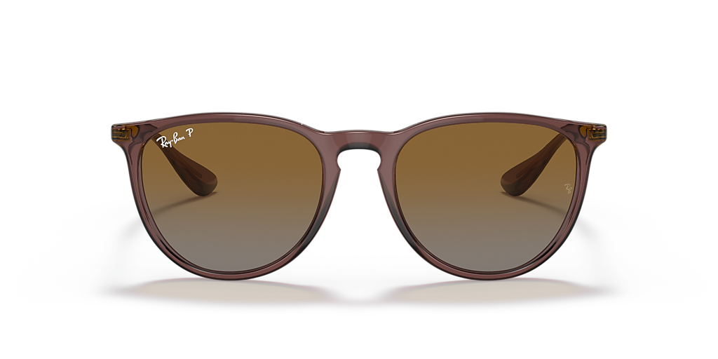 Ray-Ban Erika Classic M (54 - 18) with Brown lenses and Brown