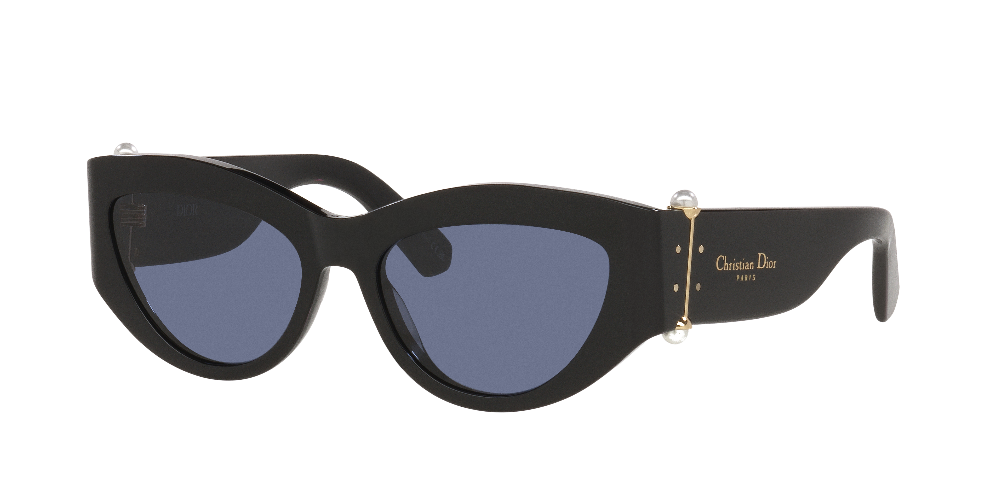 DIOR Woman Sunglass Diortribales B1I -  Frame color: Black, Lens color: Blue