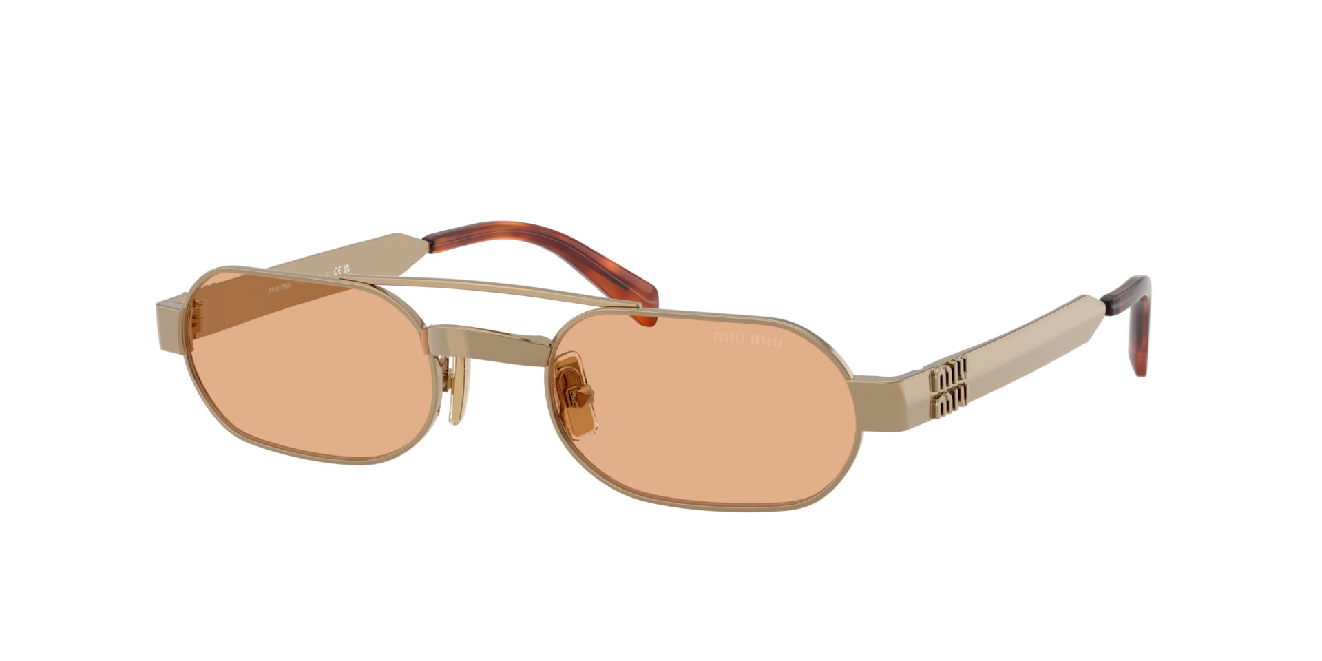 Miu Miu Mu B52s Sunglasses - Female - Sunglasses - Brown - 52 Mm - Accessories - Image 3