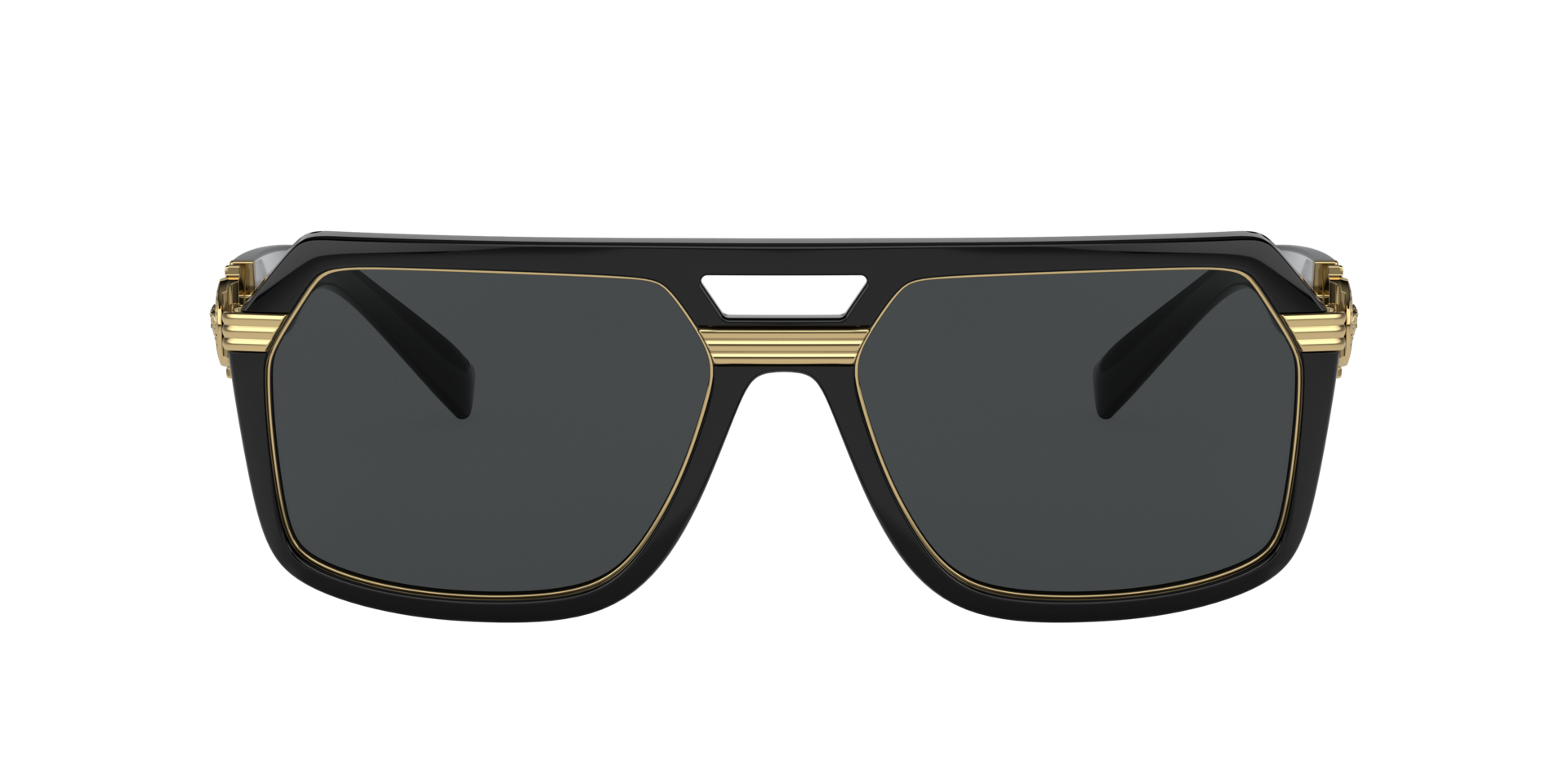Versace VE4399 XXL (58 - 18) with Grey lenses and Black frame