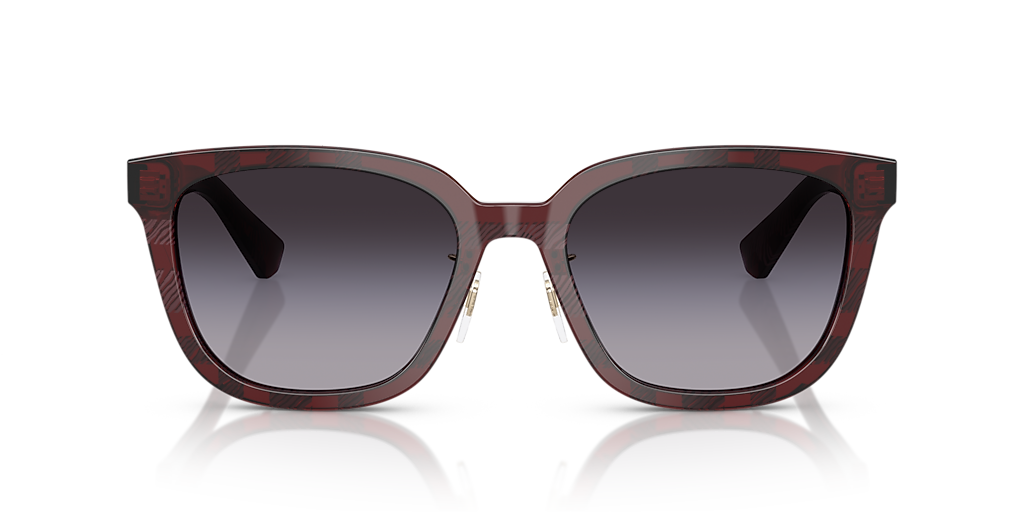 Burberry BE4446D XL (57 - 20) with Grey lenses and Red frame