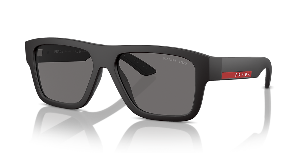 Prada Linea Rossa PS 04ZS XXL (56 - 16) with Grey lenses and Black