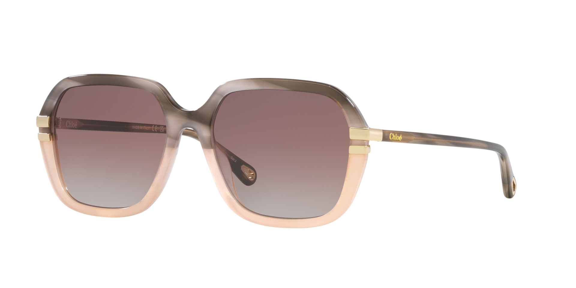Chloé CH0204S M (57 - 17) with Brown lenses and Grey frame