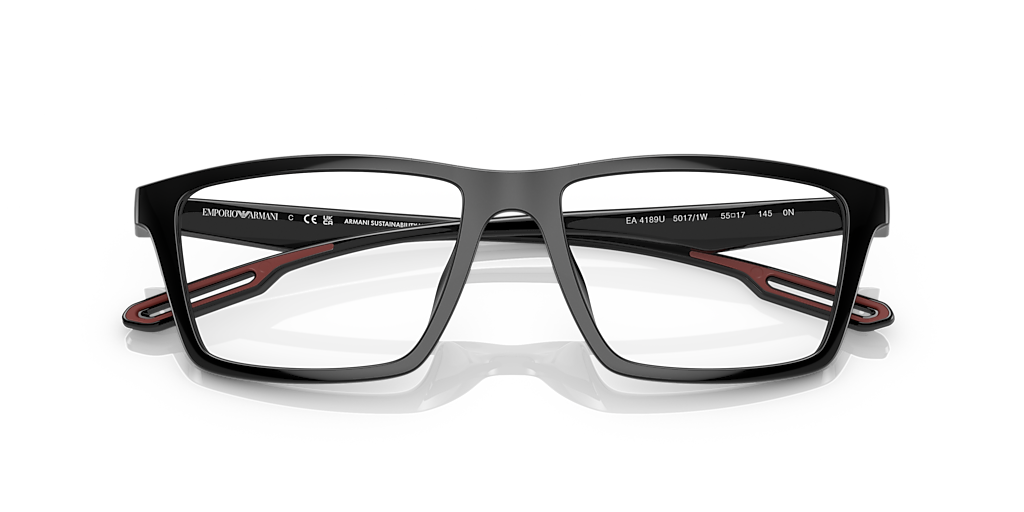 Emporio Armani EA4189U XL (55 - 17) with Transparent lenses and