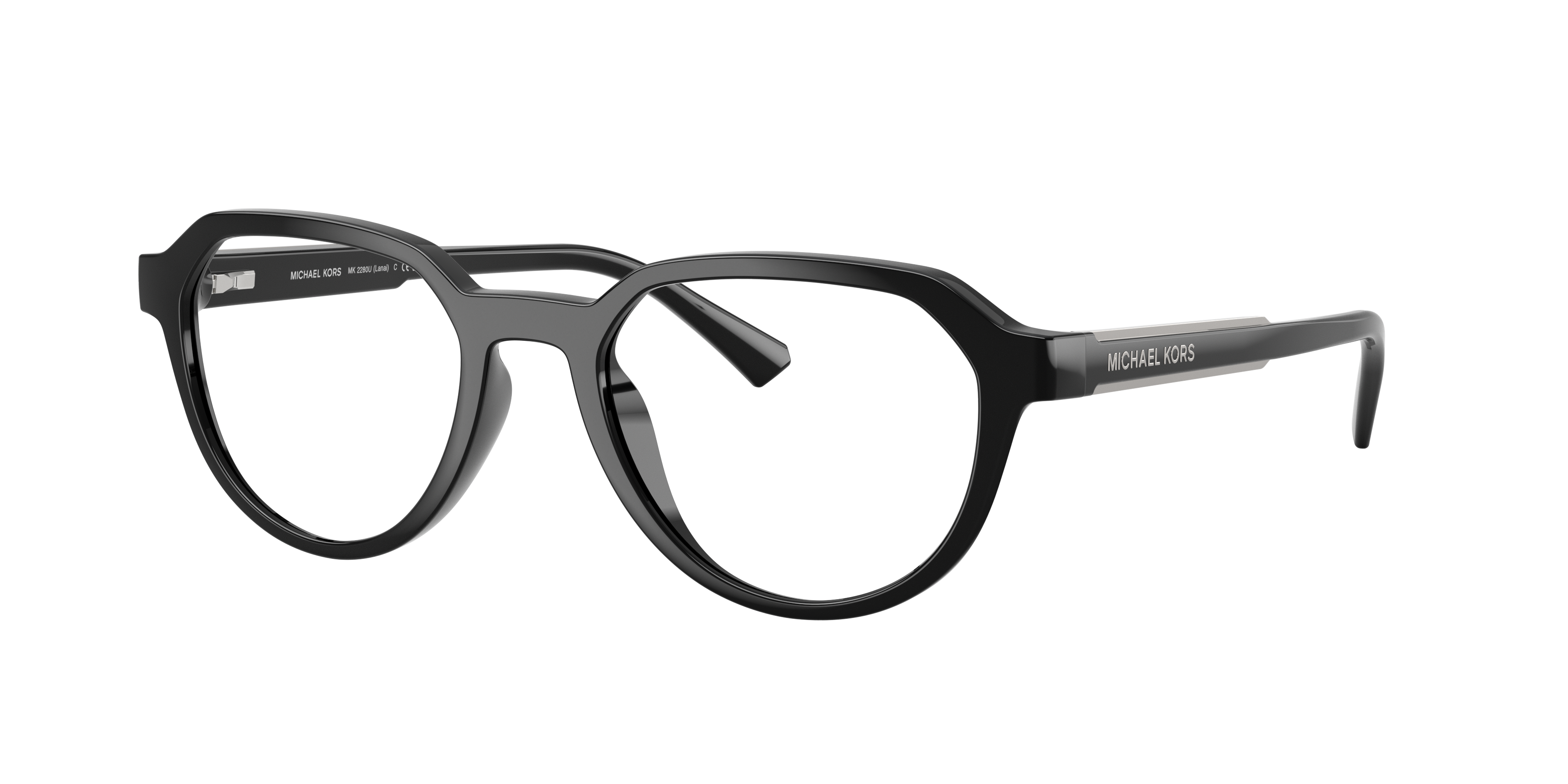 Michael Kors Man Sunglass Lanai -  Frame color: Black, Lens color: Grey Gradient