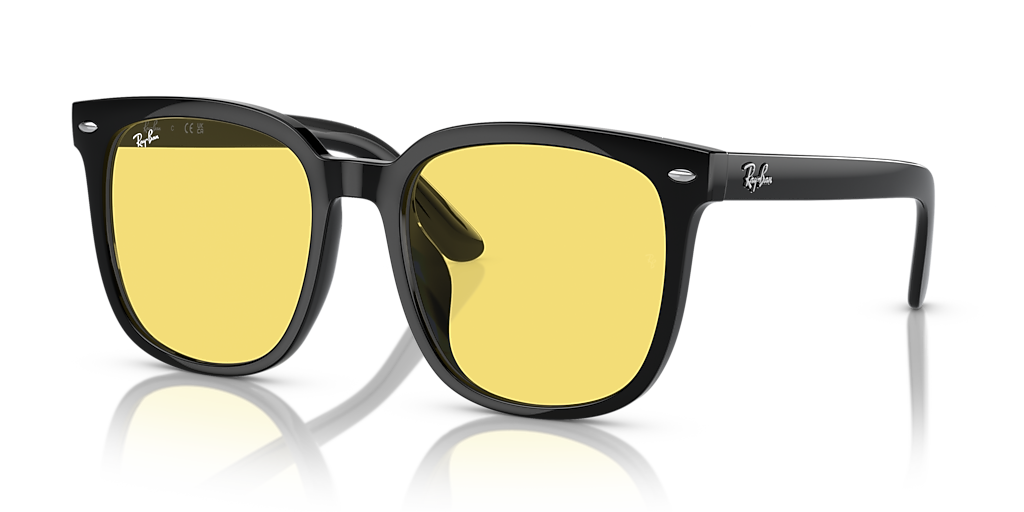 Ray-Ban RB4401D XXL (57 - 20) with Yellow lenses and Black frame