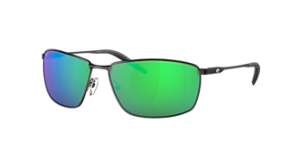 Costa Turret L (63 - 15) with Green lenses and Black frame