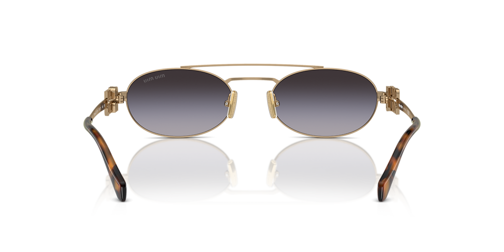 Miu Miu MU 54ZS M (53 - 19) with Grey lenses and Gold frame
