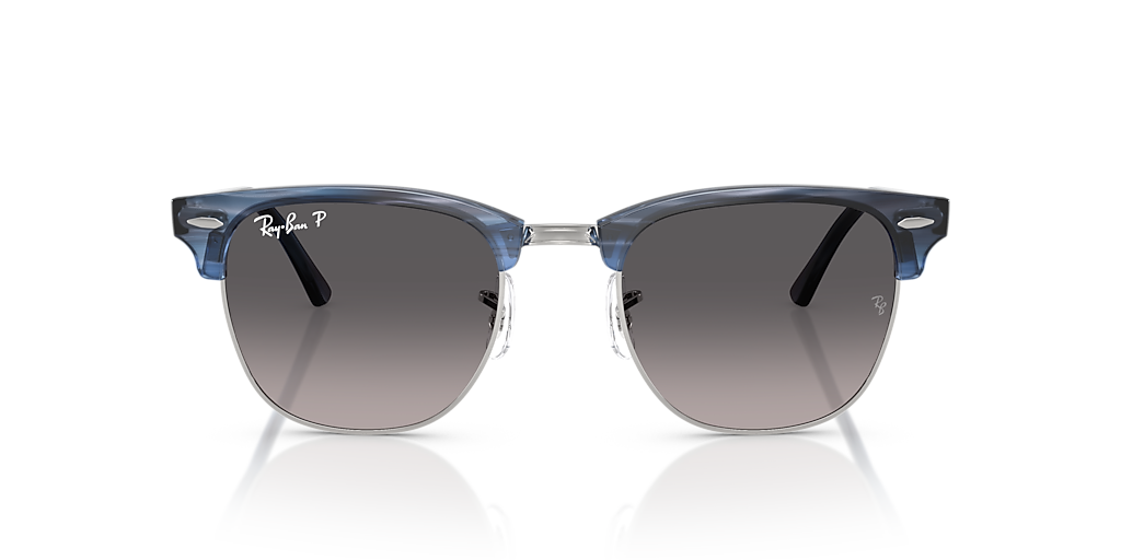 Ray-Ban Clubmaster L (51 - 21) with Grey lenses and Blue frame
