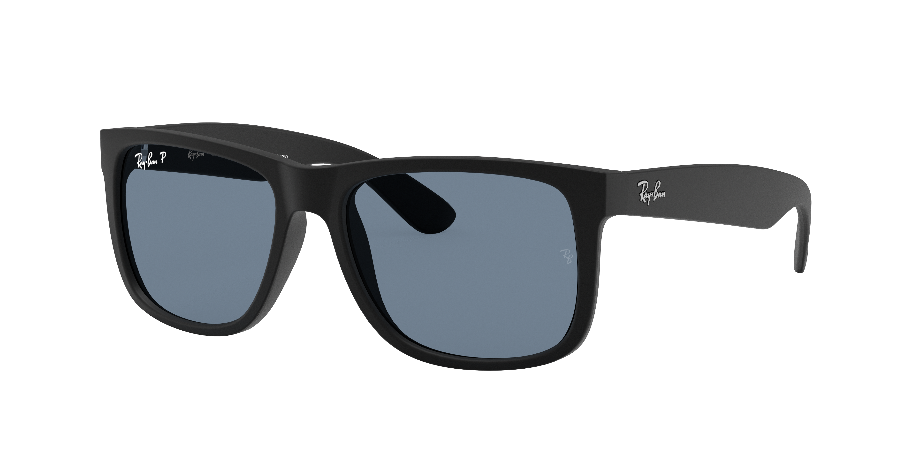 Ray-Ban Justin Classic M (55 - 17) with Blue lenses and Black
