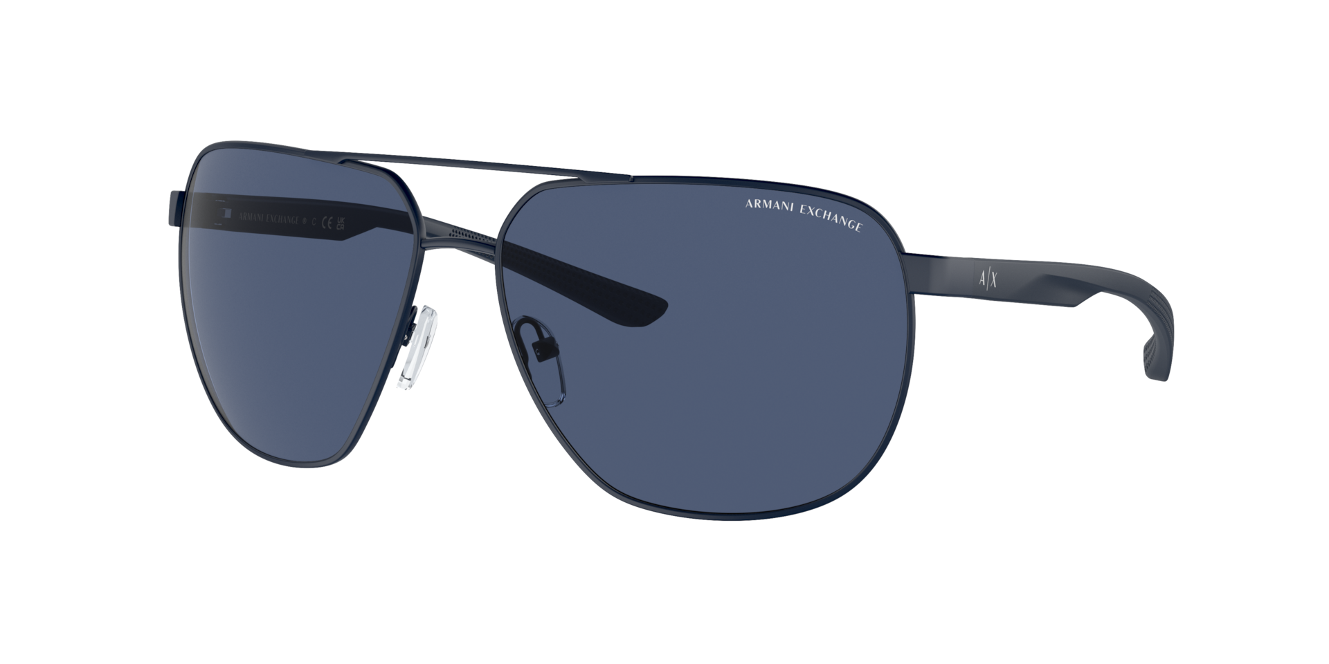 Armani Exchange Homme Sunglass AX2047S - Couleur du Monture Bleu mat Couleur de Lentille Bleu fonc 47 €