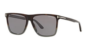Tom Ford Alasdhair S (55 - 17) with Grey lenses and Black frame