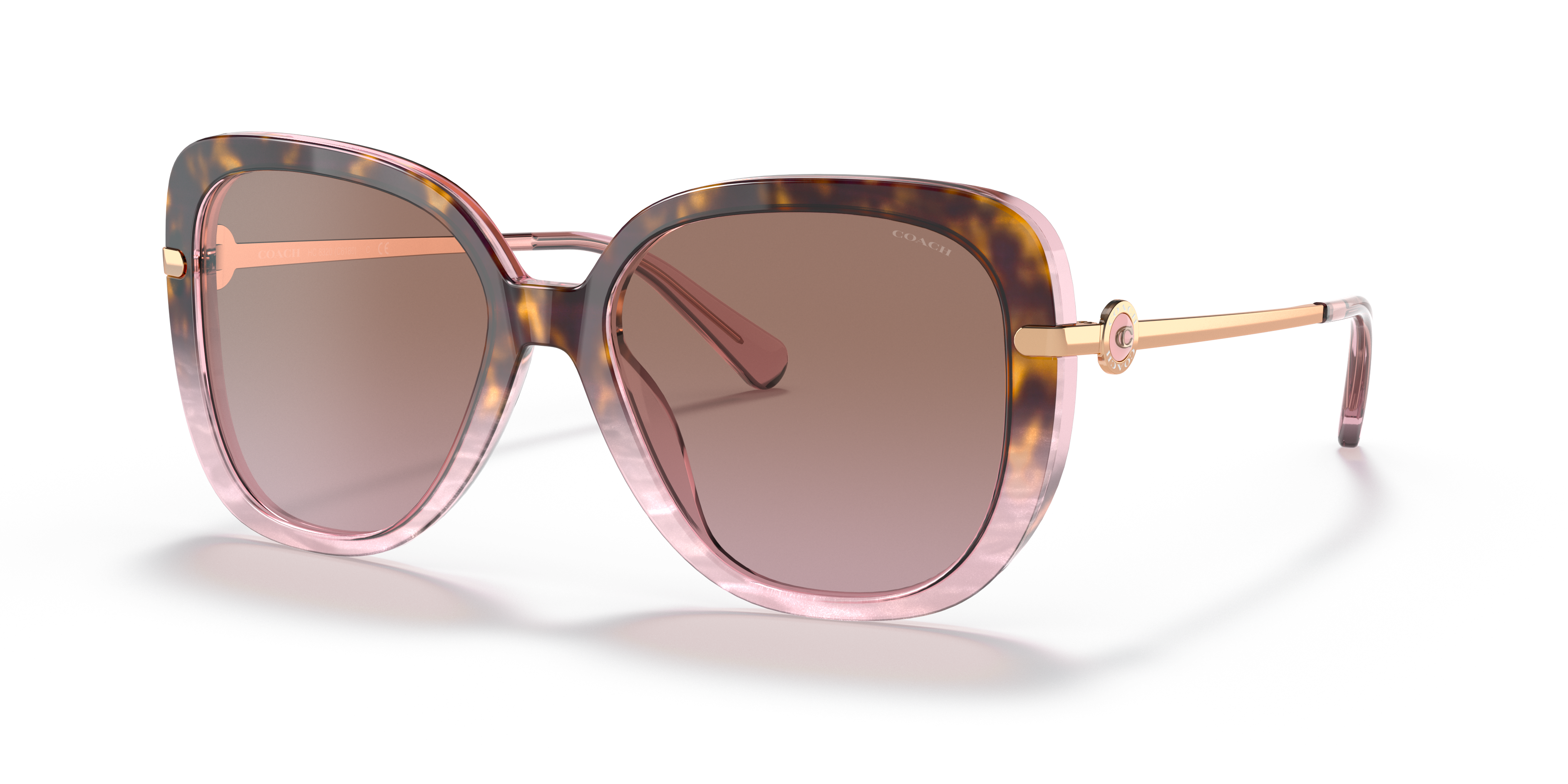 Coach C6180 XL (55 - 17) with Pink lenses and Pink frame
