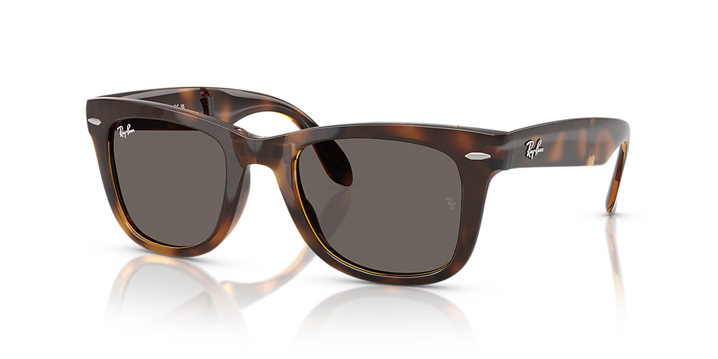 Ray-Ban Wayfarer Folding Classic L (50 - 22) with Grey lenses and