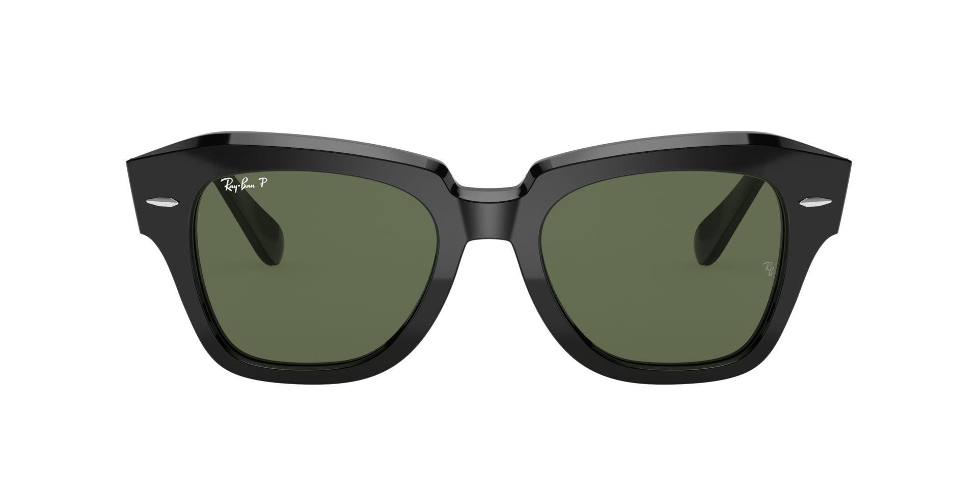 【値下げしました】レイバン　STATE STREET Ray-Ban State Street M (49 - 20) with Green lenses and Black frame