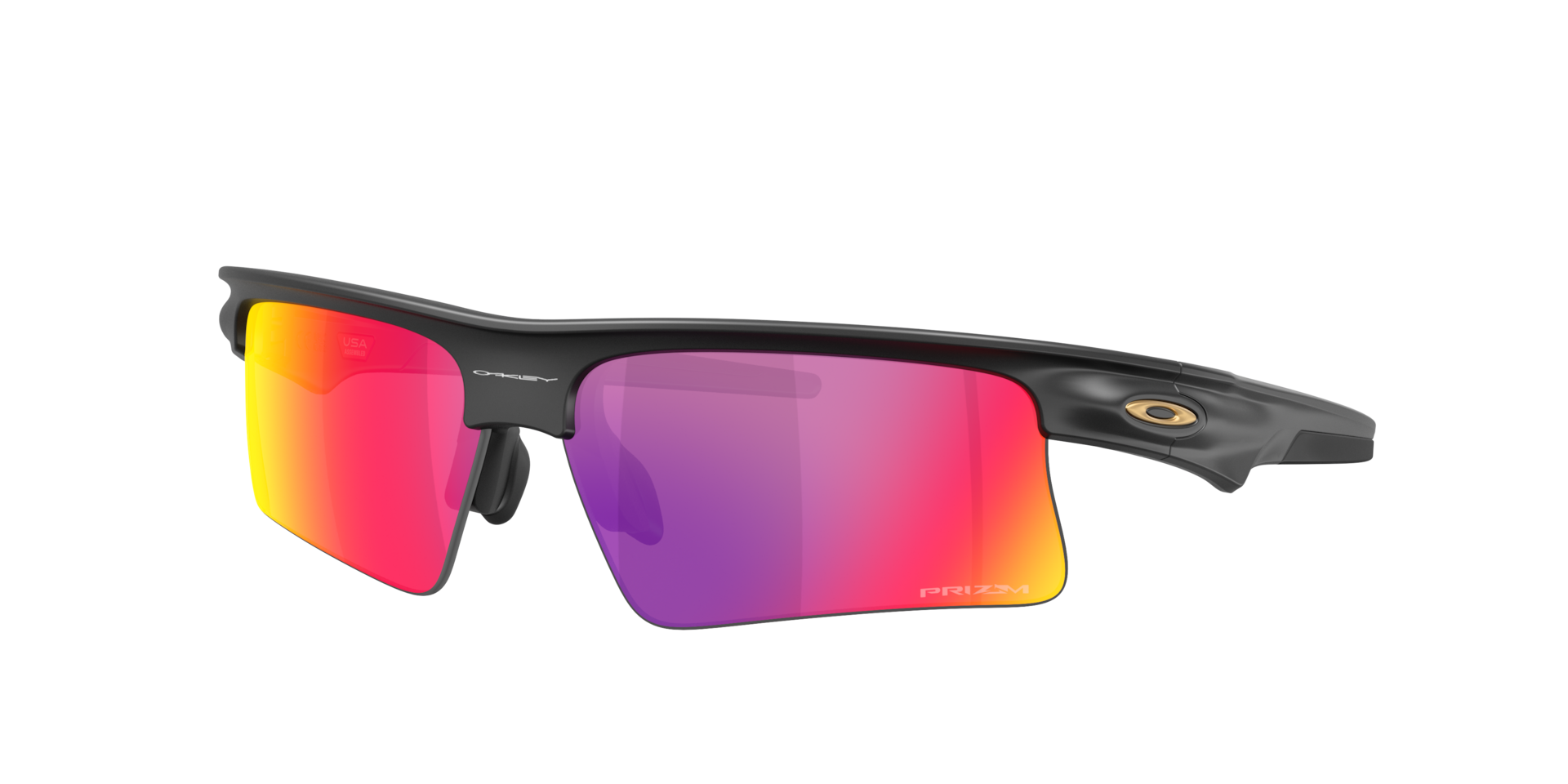 Oakley Unisex Sunglass Bisphaera™ Speed - Couleur du Monture: Noir mat, Couleur de Lentille: Prizm Road