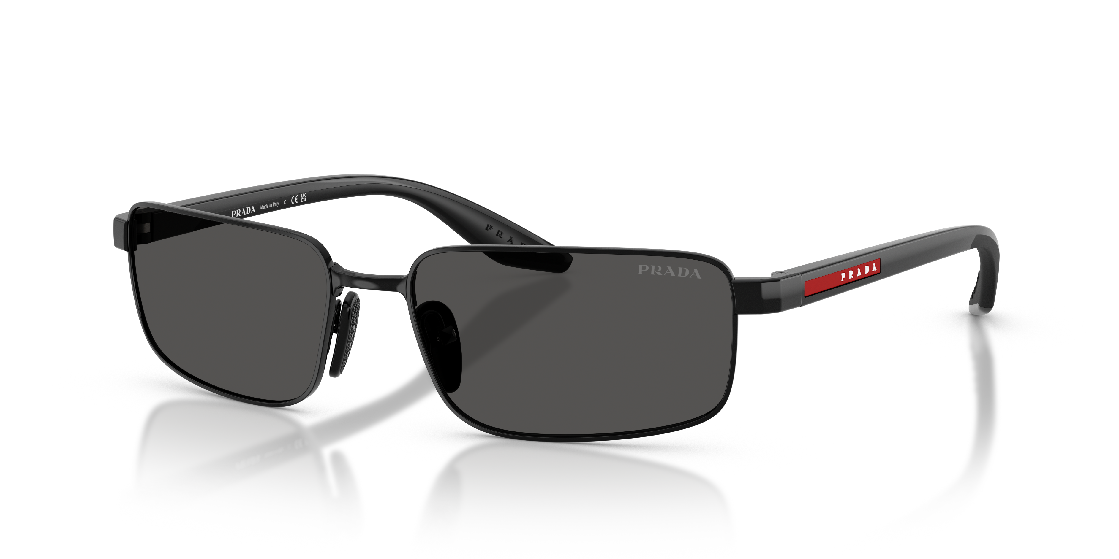 Prada Linea Rossa PS B54S XL (59 - 17) with Grey lenses and Black