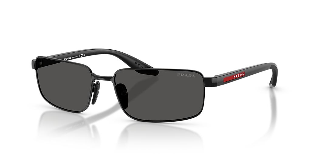 Prada Linea Rossa PS B54S XL (59 - 17) with Grey lenses and Black