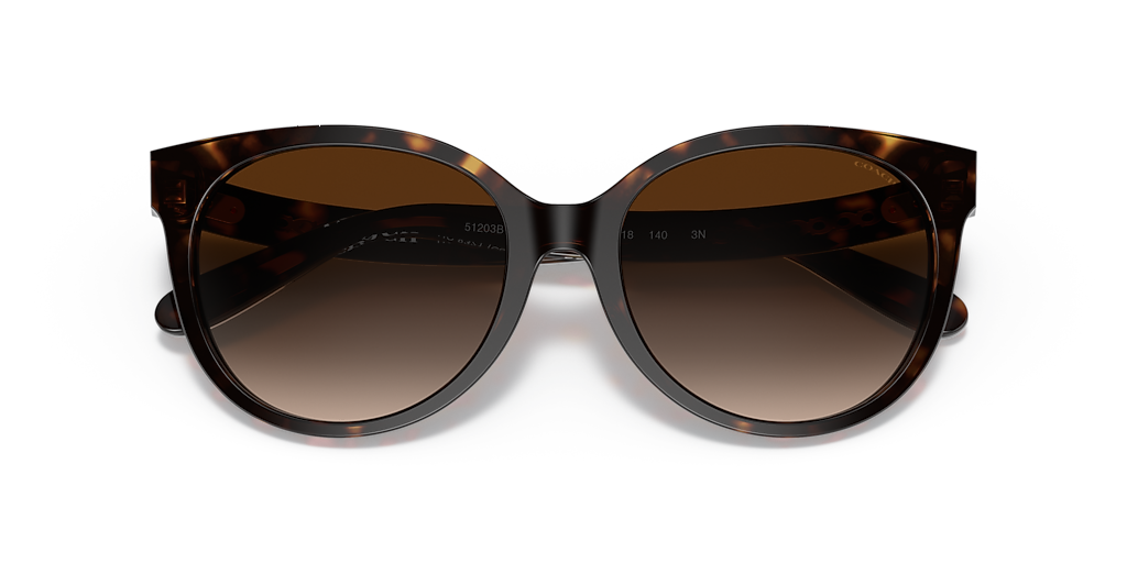 Coach C6181 M (55 - 18) with Brown lenses and Tortoise frame  display picture 3