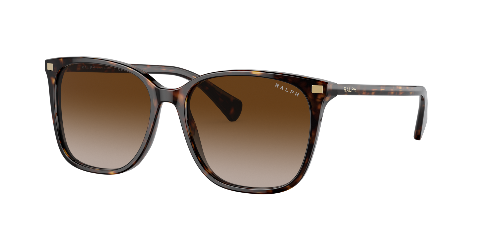 Ralph Woman Sunglass VVCV Frame color Shiny Dark Havana Lens color Gradient Brown