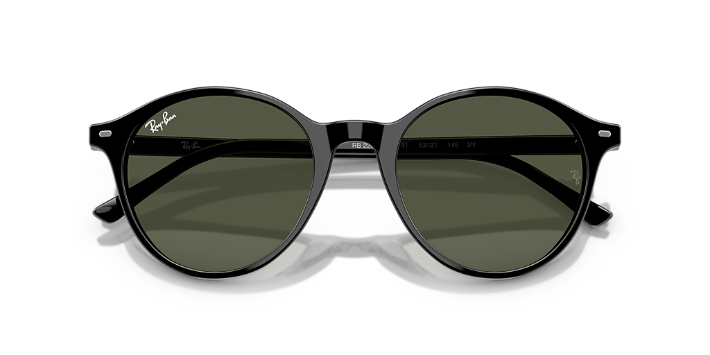 Ray-Ban ORB3958 ブラック グリーンレンズ Ray-Ban RB2230 M (53 - 21) with Green lenses and Black frame