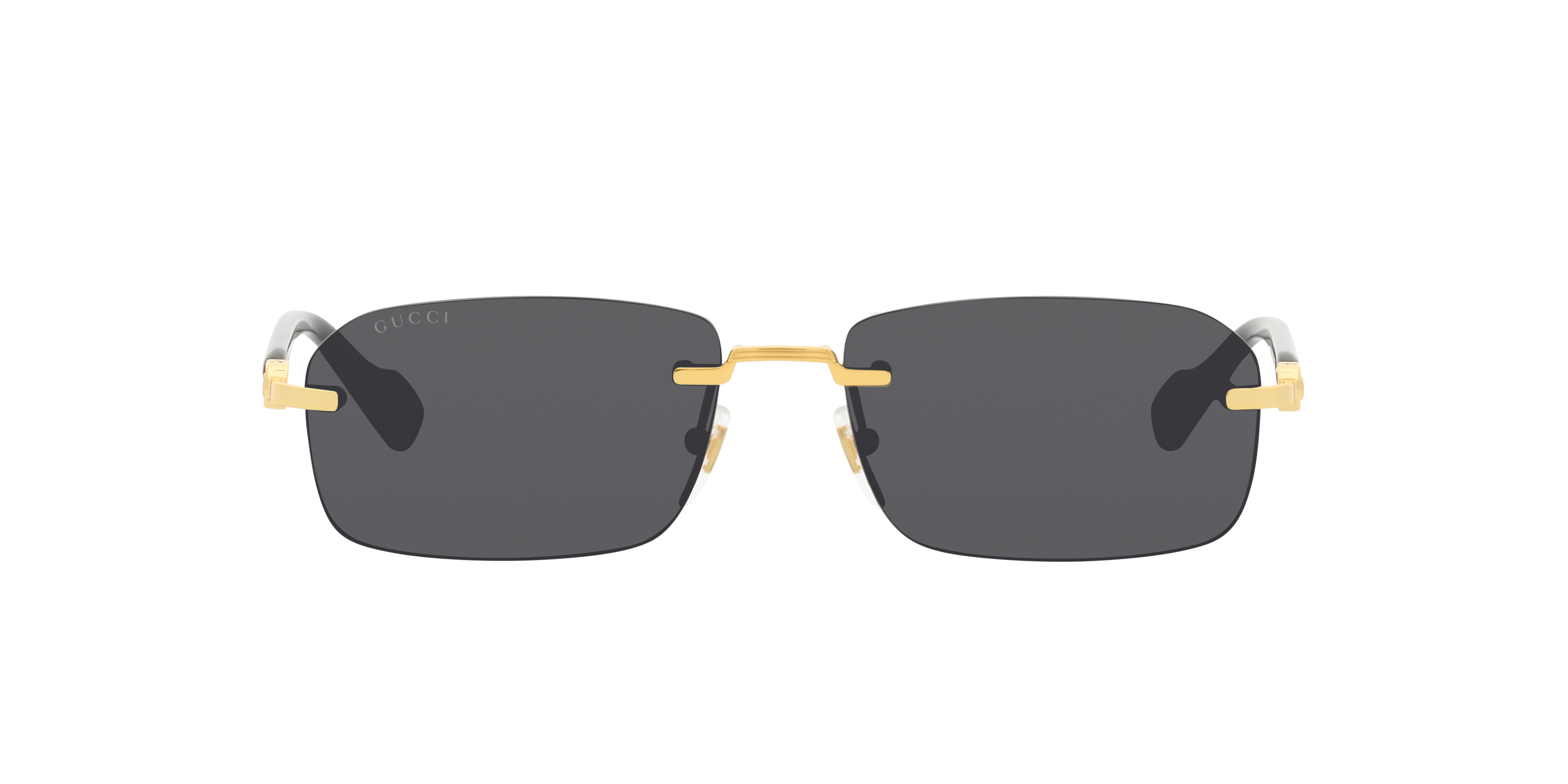 Gucci GG1221S M (56 - 16) with Grey lenses and Gold frame
