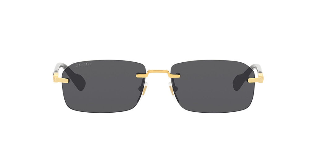 Gucci GG1221S M (56 - 16) with Grey lenses and Gold frame