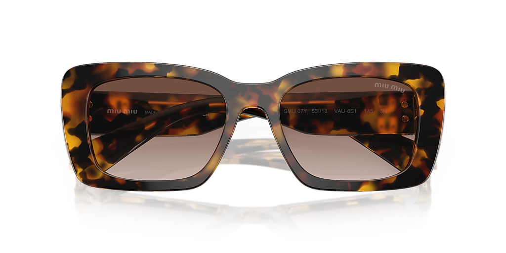 Miu Miu MU 07YS L (53 - 18) with Brown lenses and Tortoise frame