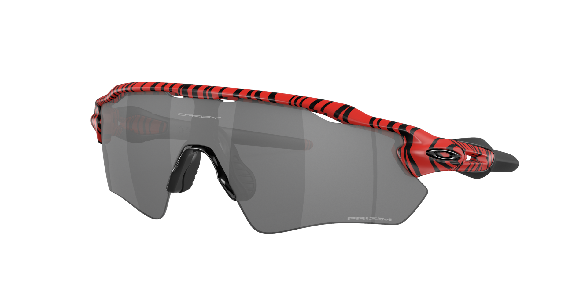 Oakley Hombre Sunglass Radar® EV Path® Red Tiger - Color del Marco: Rojo y tigre, Color de la Lente: Prizm Black